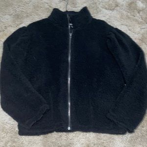 Express Cozy Sherpa Zip Up Sweater